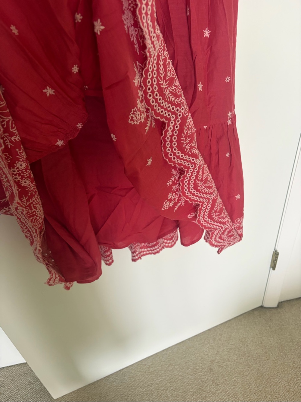 Ulla Johnson Red Dress Topline - Picture 7 of 8